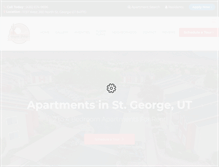 Tablet Screenshot of canyonpointe-apts.com